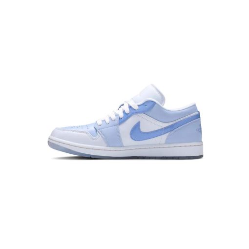 کفش نایک ایرجردن 1 ساق کوتاه آبی طوسی Nike Air Jordan 1 Low SE Mighty Swooshers