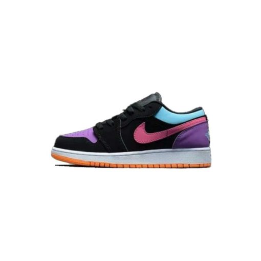 کفش نایک ایرجردن 1 ساق کوتاه تا به تا رنگی Nike Air Jordan 1 Low GS Candy