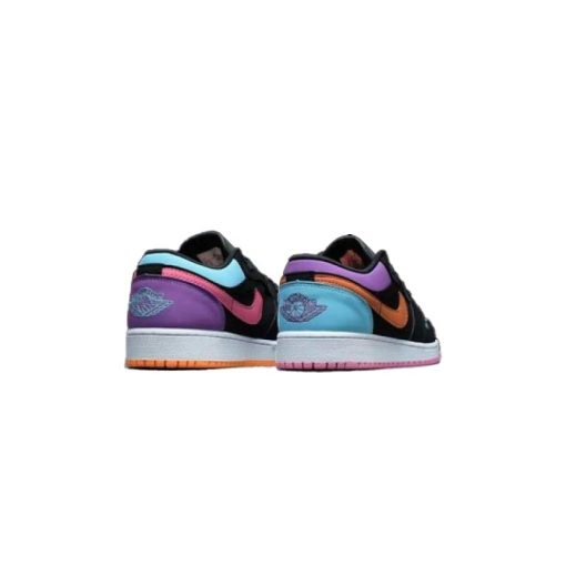 کفش نایک ایرجردن 1 ساق کوتاه تا به تا رنگی Nike Air Jordan 1 Low GS Candy