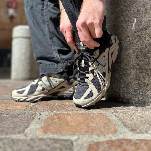 کفش نیوبالانس 610 کرم مشکی New Balance 610 Aluminum Black