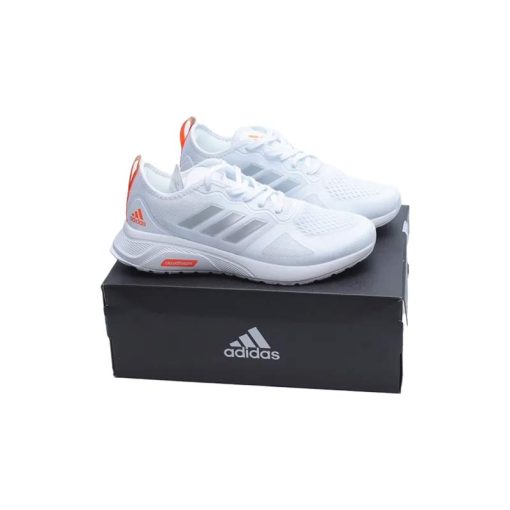 کفش پیاده روی آدیداس کلودفوم سفید نارنجی Adidas Cloudfoam Nova White Orange