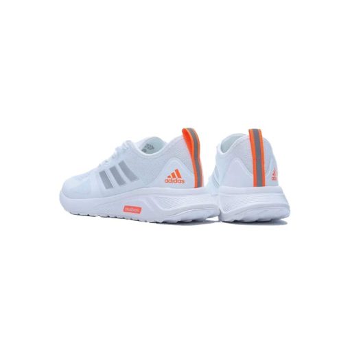 کفش پیاده روی آدیداس کلودفوم سفید نارنجی Adidas Cloudfoam Nova White Orange