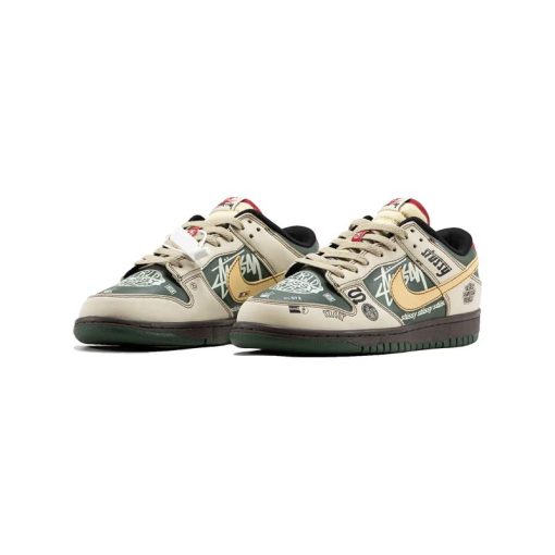 کفش کژوال نایک اس بی دانک استاسی کرم سبز Nike Sb Dunk Low Stussy BMW M3