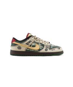 کفش کژوال نایک اس بی دانک استاسی کرم سبز Nike Sb Dunk Low Stussy BMW M3