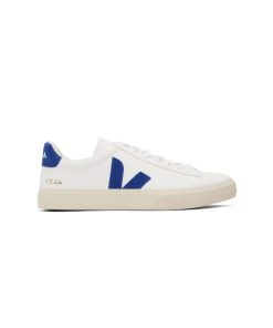 کفش کژوال وجا کمپو سفید آبی Veja Campo White and Blue