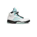 نایک ایرجردن 5 سفید سبز ایسلندی Nike Air Jordan 5 Retro Island Green