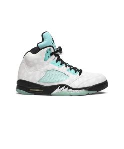 نایک ایرجردن 5 سفید سبز ایسلندی Nike Air Jordan 5 Retro Island Green
