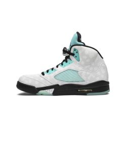نایک ایرجردن 5 سفید سبز ایسلندی Nike Air Jordan 5 Retro Island Green