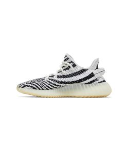 کتانی آدیداس ییزی 350 مشکی سفید گورخری Adidas Yeezy Boost 350 V2 Zebra