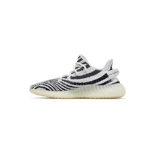 کتانی آدیداس ییزی 350 مشکی سفید گورخری Adidas Yeezy Boost 350 V2 Zebra