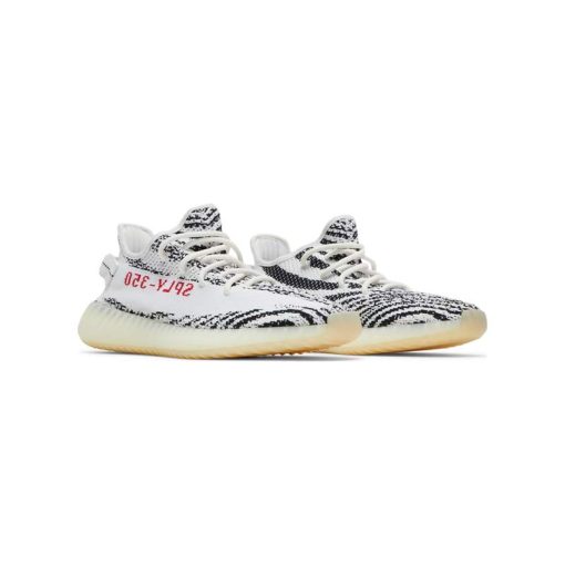 کتانی آدیداس ییزی 350 مشکی سفید گورخری Adidas Yeezy Boost 350 V2 Zebra