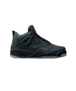 کتونی نایک ایرجردن 4 کاز مشکی Nike Air Jordan 4 Retro Kaws Black