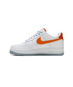 کتونی نایک ایرفورس 1 سفید نارنجی Nike Air Force 1 07 LV8 Be Kind