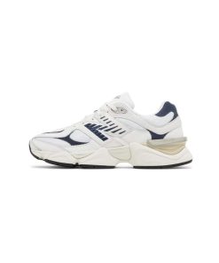 کتونی نیوبالانس 9060 سفید کرم سورمه ای New Balance 9060 White Navy Blue