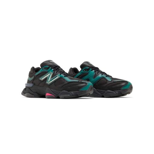 کتونی نیوبالانس 9060 مشکی سبز New Balance 9060 Mowalola Burglarwear Teal