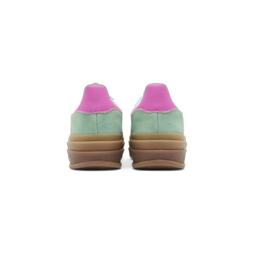 کفش آدیداس گزل لژدار سبز و صورتی Adidas Gazelle Bold Pulse Mint Screaming Pink - Image 4