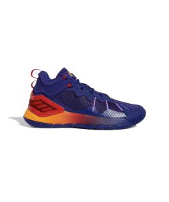 کفش بسکتبال آدیداس آبی بنفش قرمز زرد Adidas D Rose Son of Chi Purple Rush Vivid Red
