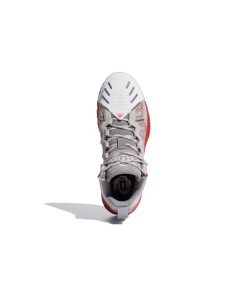 کفش بسکتبال آدیداس دی روز طوسی قرمز Adidas D Rose Son of Chi Cloud White Vivid Red