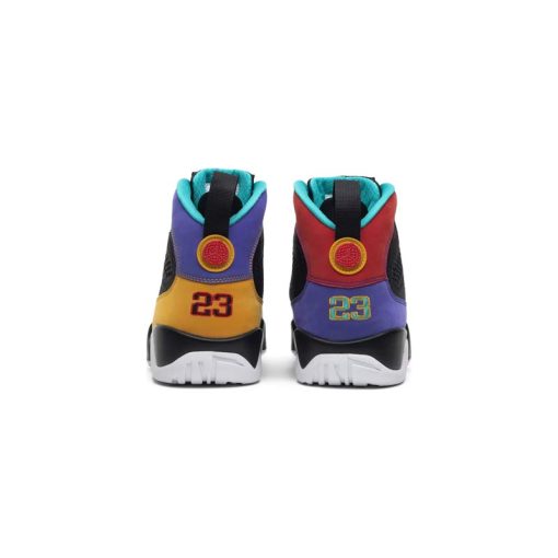کفش بسکتبال نایک ایرجردن 9 مشکی آبی بنفش Nike Air Jordan 9 Retro Dream It Do It