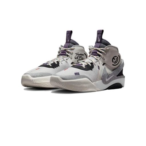 کفش بسکتبال نایکی دلدون سفید طوسی Nike Air Deldon Together We Fly