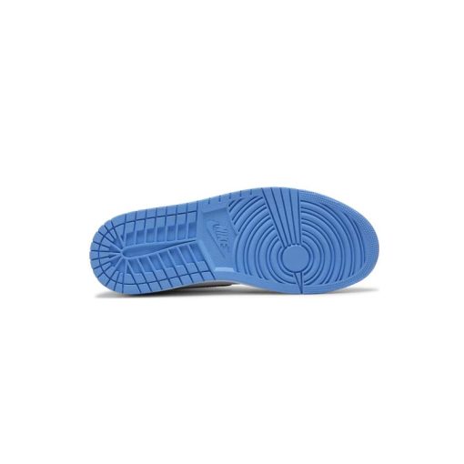کفش نایک ایرجردن 1 ساق بلند مشکی سفید آبی Nike Air Jordan 1 Retro High OG UNC Toe
