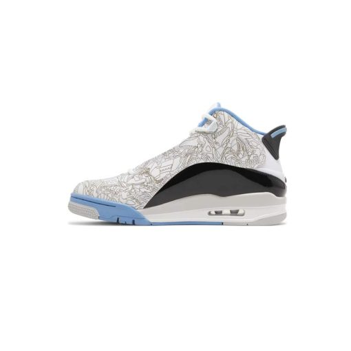 کفش نایک ایرجردن زیرو سفید آبی Nike Air Jordan Dub Zero Legend Blue