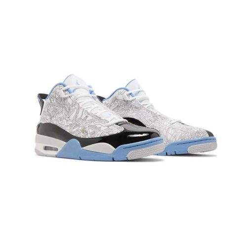 کفش نایک ایرجردن زیرو سفید آبی Nike Air Jordan Dub Zero Legend Blue