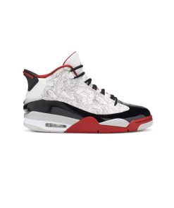 کفش نایک ایرجردن زیرو سفید قرمز Nike Air Jordan Dub Zero Varsity Red