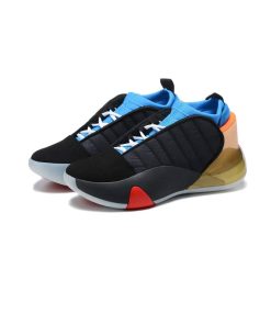 کتونی بسکتبال آدیداس هاردن ول 7 مشکی طلایی نارنجی Adidas Harden Vol 7 Black Halo Blue Pink