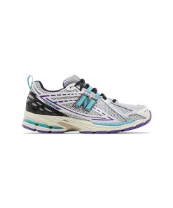 کتونی رانینگ نیوبالانس 1906R سفید آبی بنفش New Balance 1906R Hornets