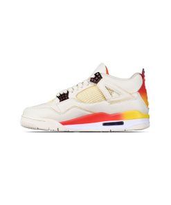 کتونی نایک ایرجردن 4 بالوین کرم نارنجی Nike Air Jordan 4 Balvin