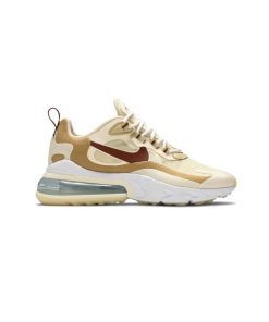 کتونی نایک ایرمکس 270 ری اکت زرد قهوه ای Nike Air Max 270 React Equestrian