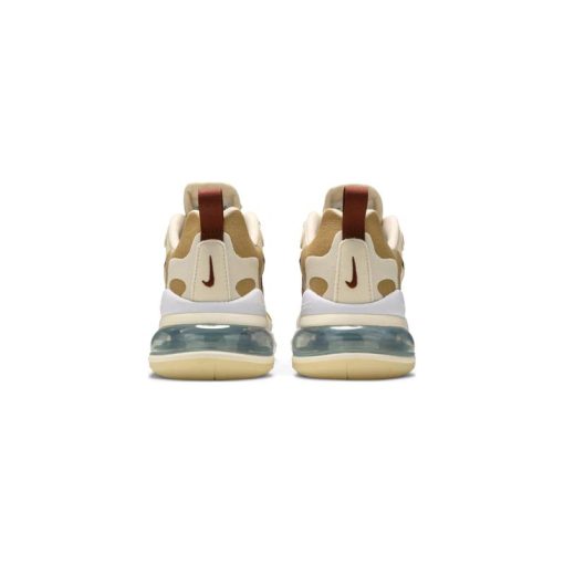 کتونی نایک ایرمکس 270 ری اکت زرد قهوه ای Nike Air Max 270 React Equestrian