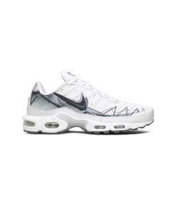 کتونی نایک ایرمکس تی ان پلاس سفید طوسی Nike Air Max Plus La Requin White