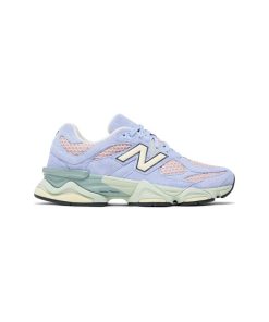 کتونی نیوبالانس 9060 بنفش سبز صورتی New Balance 9060 Daydream Blue