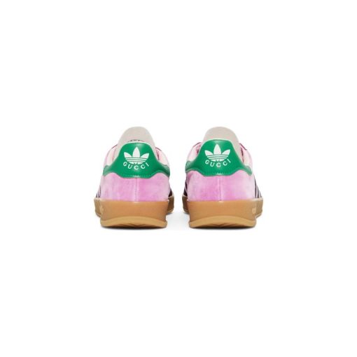 کفش آدیداس گزل گوچی صورتی Adidas Gazelle Gucci Pink Velvet