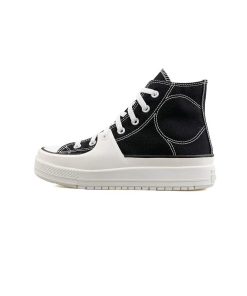 کفش آل استار کانورس مشکی سفید Converse Chuck Taylor All Star Construct Black White