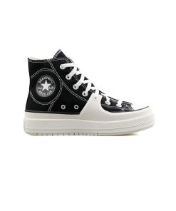 کفش آل استار کانورس مشکی سفید Converse Chuck Taylor All Star Construct Black White