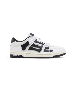 کفش امیری طرح اسکلت سفید مشکی Amiri Skel Top Low White Black