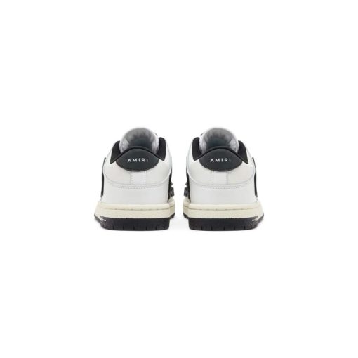 کفش امیری طرح اسکلت سفید مشکی Amiri Skel Top Low White Black