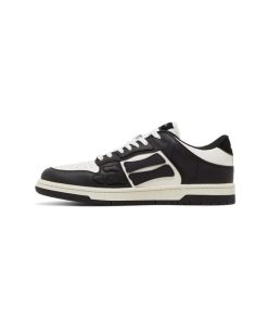 کفش امیری طرح اسکلت مشکی سفید Amiri Skel Top Low Black White