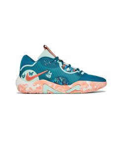 کفش بسکتبال نایک پی جی 6 سبز آبی صورتی Nike PG 6 NRG All Star Weekend
