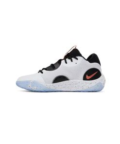 کفش بسکتبال نایک پی جی 6 سفید آبی نارنجی Nike PG 6 Fluoro