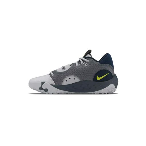 کفش بسکتبال نایک پی جی 6 طوسی آبی Nike PG 6 Grey Fog Arsenal Blue