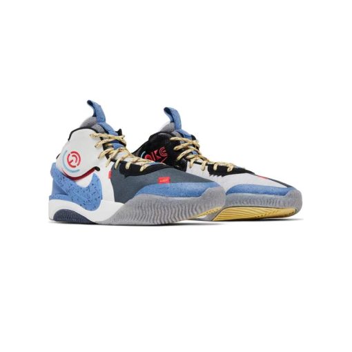 کفش بسکتبال نایکی دلدون سفید آبی Nike Air Deldon 1 Legacy