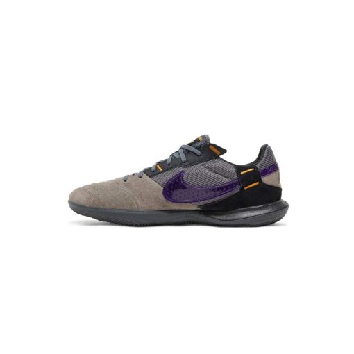 کفش فوتبال نایک استریت گتو طوسی بنفش Nike Streetgato Cave Stone Electro Purple