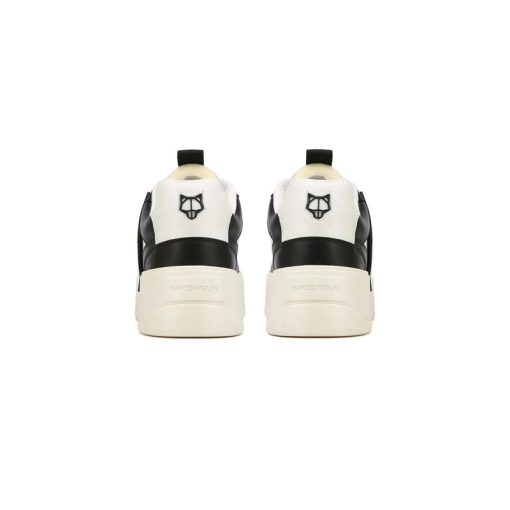 کفش لژدار نیکد ولف مشکی سفید Naked Wolfe Black White