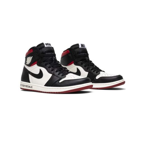 کفش نایک ایرجردن 1 ساق بلند مشکی قرمز Nike Air Jordan 1 High OG NRG Not For Resale