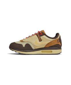 کفش نایک ایرمکس تراویس اسکات کرم قهوه ای  Nike Air Max 1 Travis Scott Baroque Brown