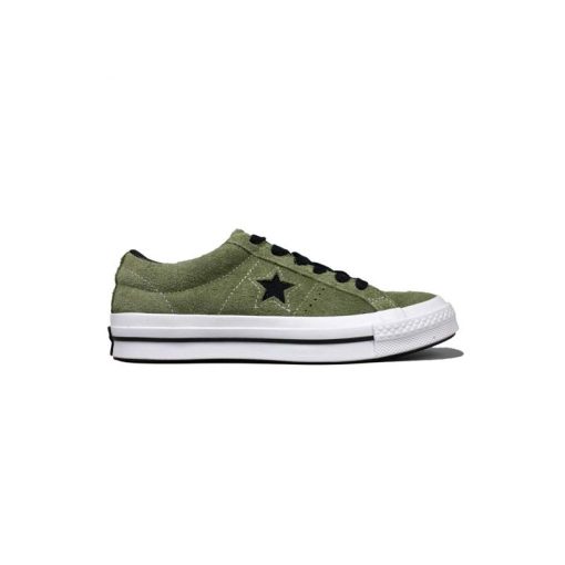 کفش کانورس وان استار سبز زیتونی Converse one star ox field surplus 163249c